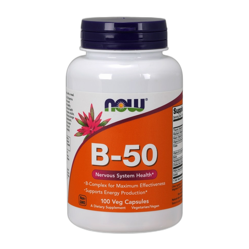 NOW Foods Vitamin B-50 - 100 vcaps