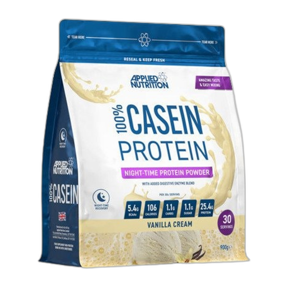 Applied Nutrition 100% Casein Protein, Vanilla Cream - 900g