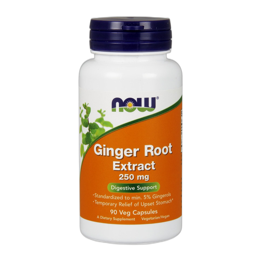 NOW Foods Ginger Root Extract, 250mg - 90 vcaps