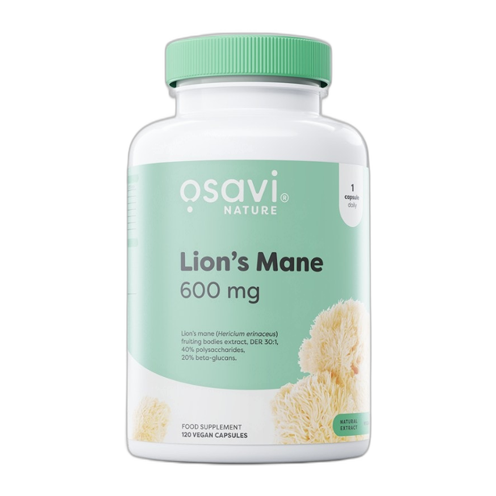 Osavi Lion's Mane, 600mg - 120 vegan caps