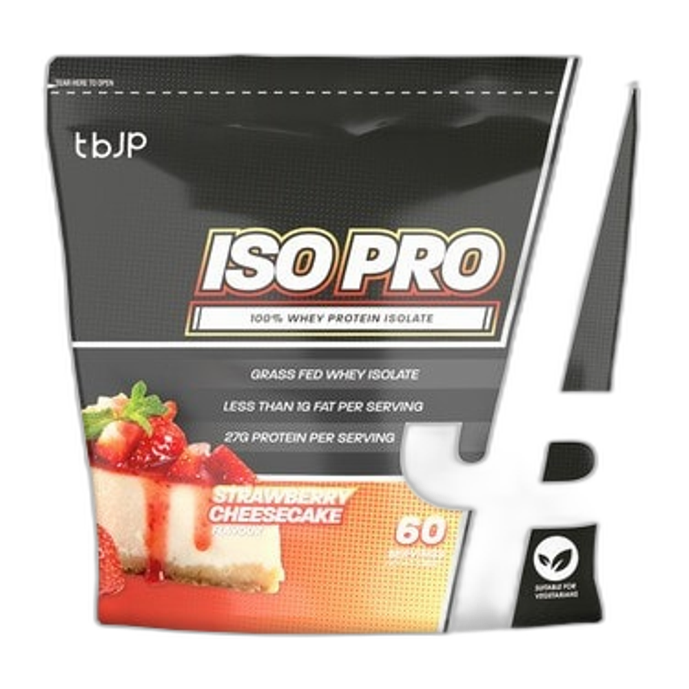 Trained by JP Iso Pro, Strawberry Cheesecake - 1800g