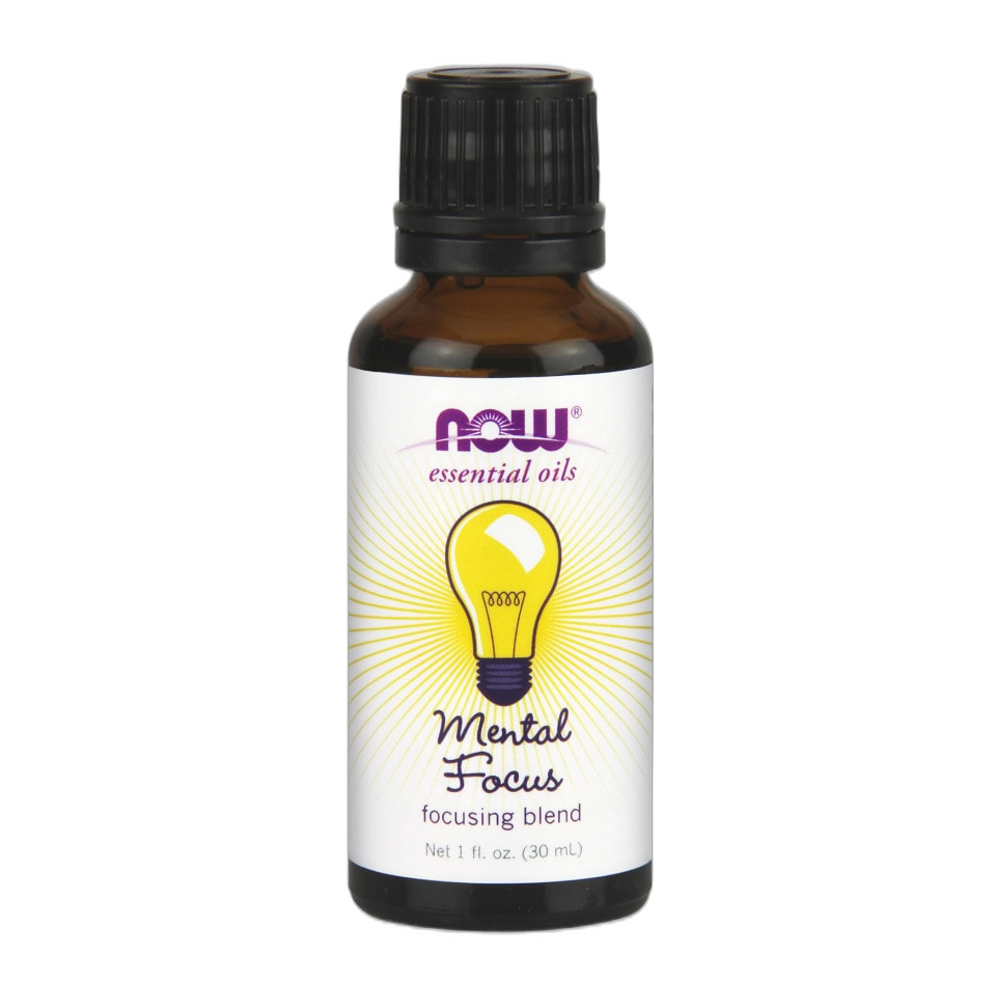 NOW Foods Essential Oil, Mental Focus Oil - 30 ml.