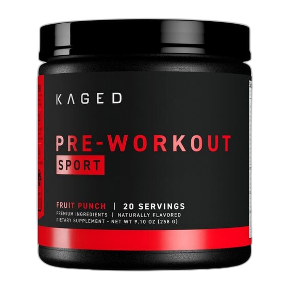 Kaged Muscle Pre-Workout Sport, Fruit Punch - 258g