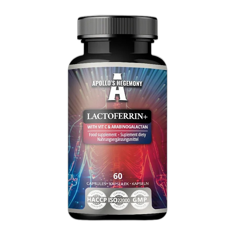 Apollo's Hegemony Lactoferrin+ with Vit C & Arabinogalactan - 60 caps