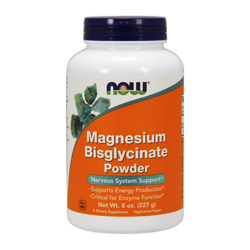 NOW Foods Magnesium Bisglycinate Powder - 227g