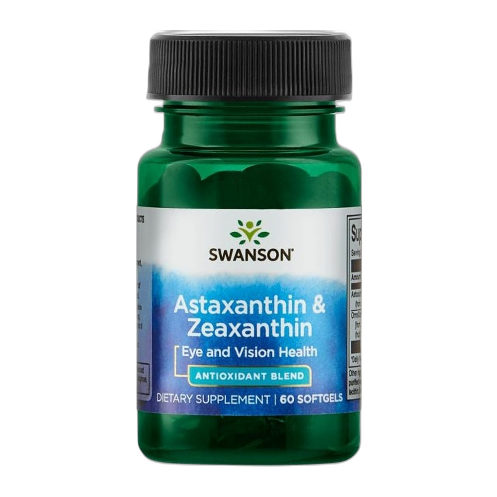 Swanson Astaxanthin & Zeaxanthin - 60 softgels