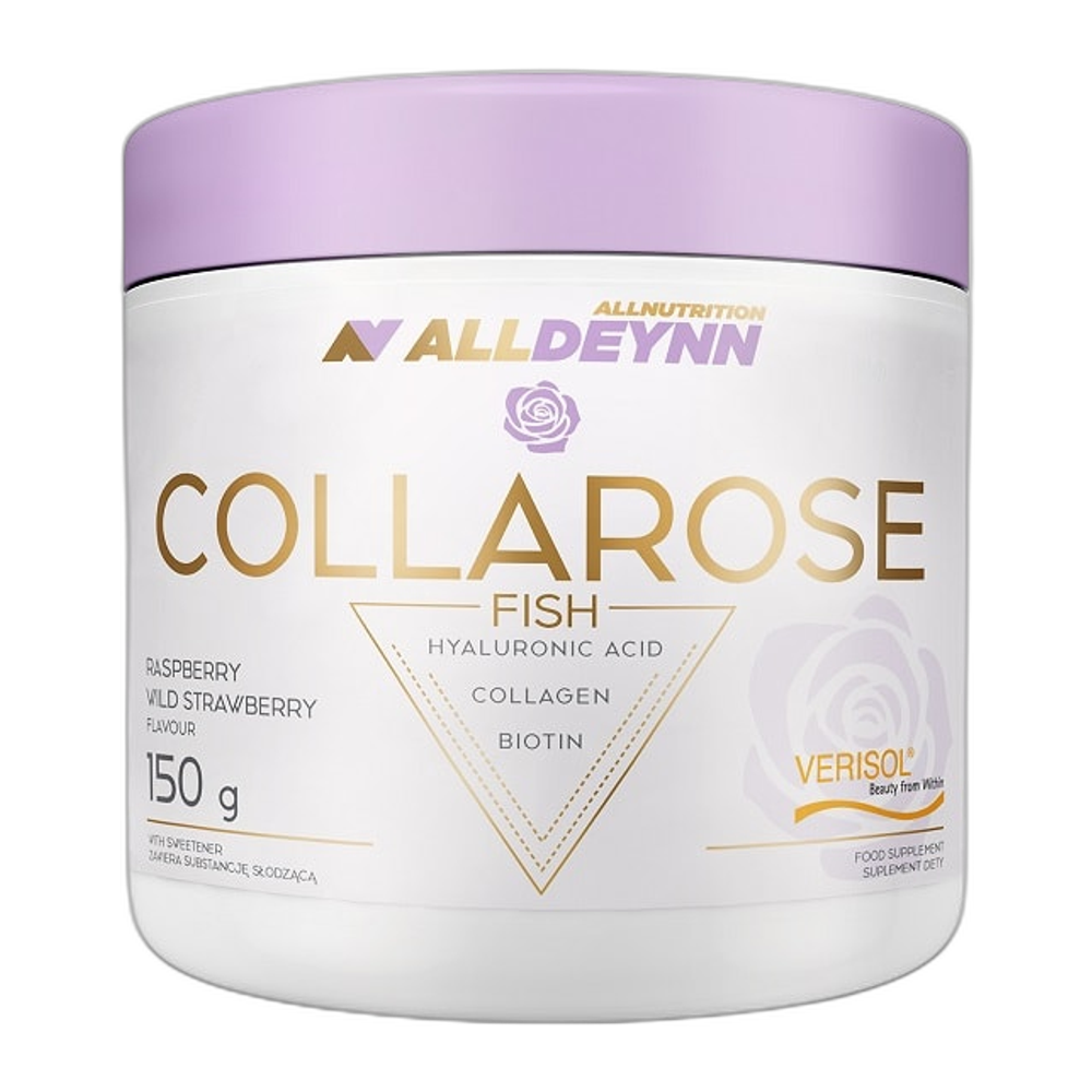 Allnutrition AllDeynn Collarose Fish, Raspberry Wild Strawberry - 150g