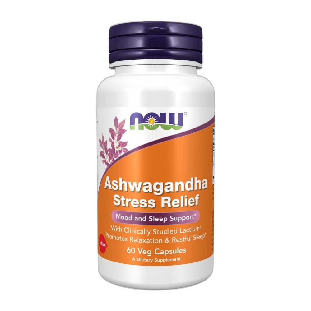 NOW Foods Ashwagandha Stress Relief - 60 vcaps