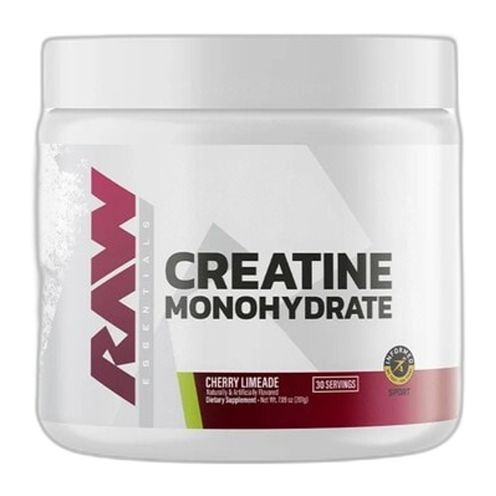 Raw Nutrition Creatine Monohydrate, Cherry Limeade - 201g