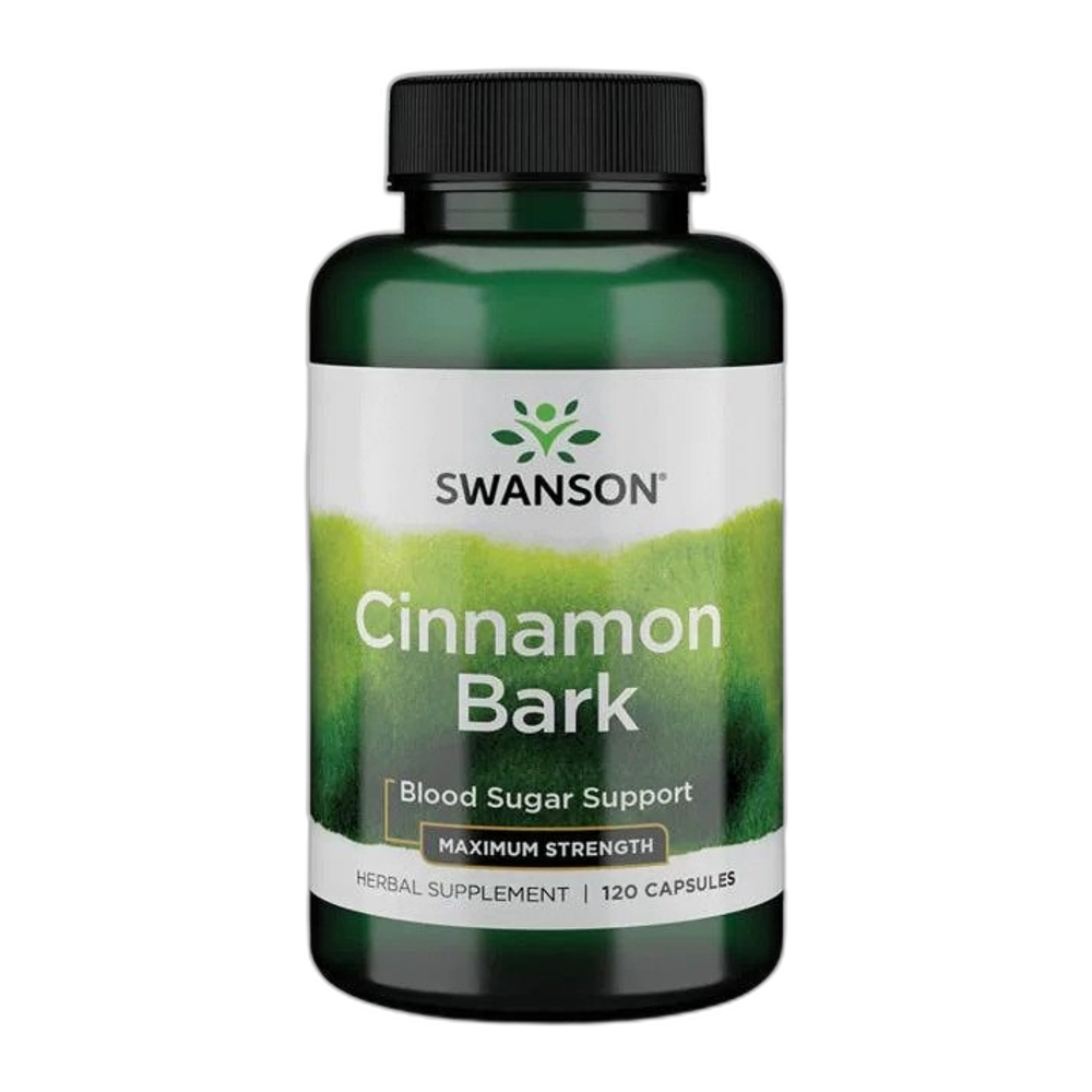 Swanson Cinnamon Bark, Maximum Strength - 120 caps
