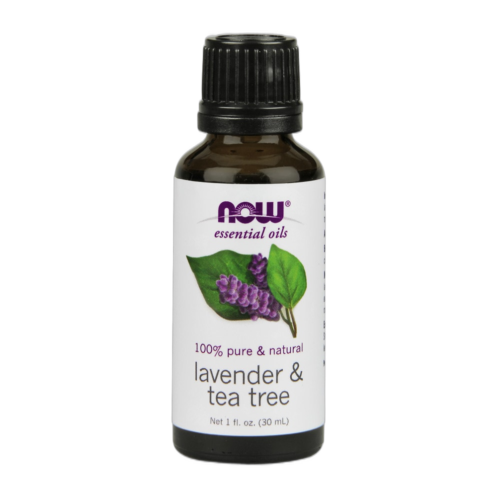 NOW Foods Essential Oil, Lavender & Tea Tree Oil - 30 ml.