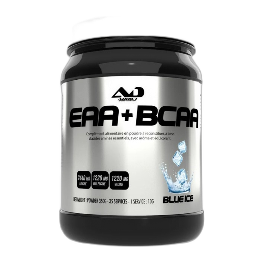 Addict Sport Nutrition EAA+BCAA, Blue Ice - 350g