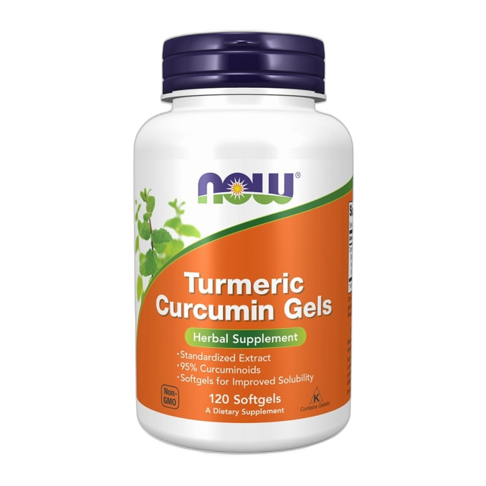 NOW Foods Turmeric Curcumin - 120 softgels