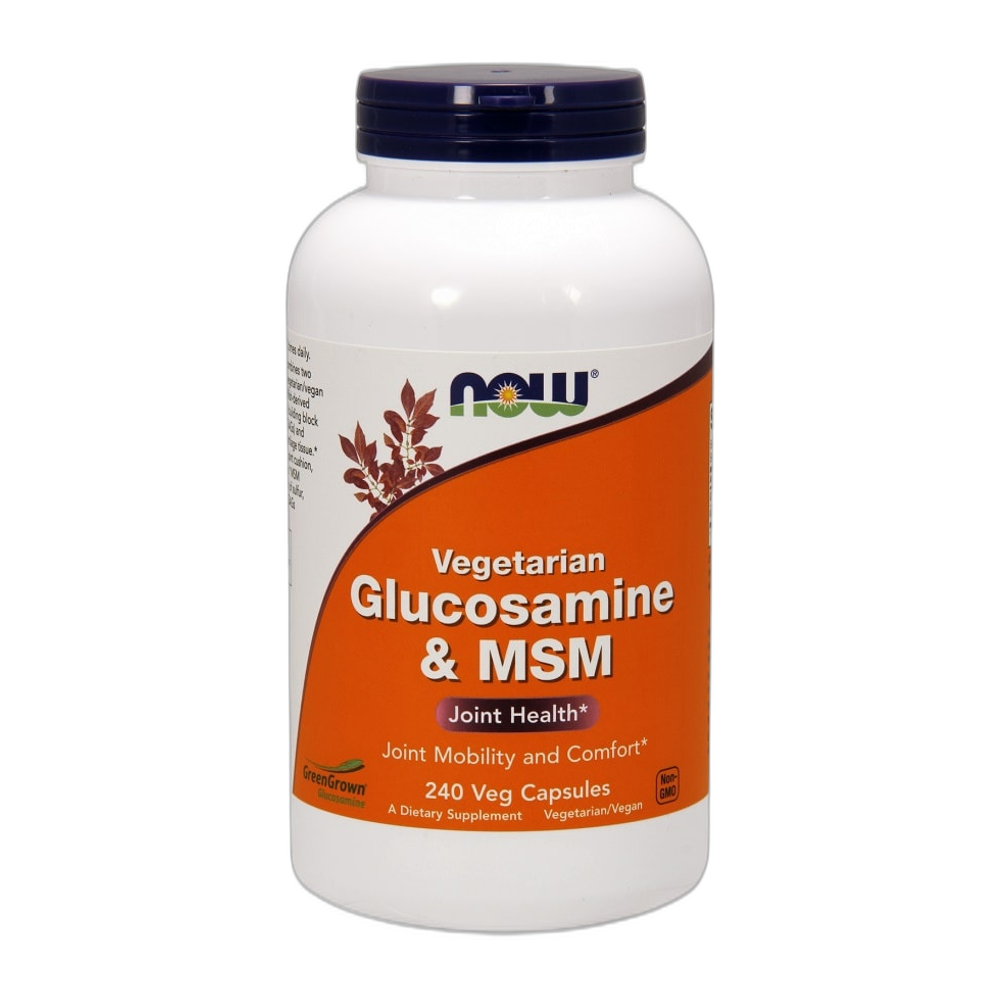NOW Foods Glucosamine & MSM Vegetarian - 240 vcaps