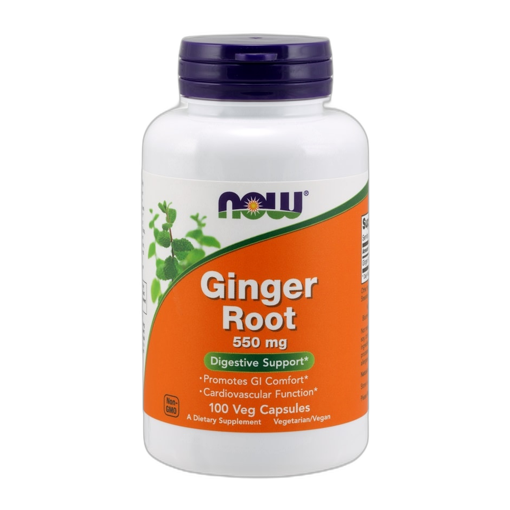 NOW Foods Ginger Root, 550mg - 100 vcaps