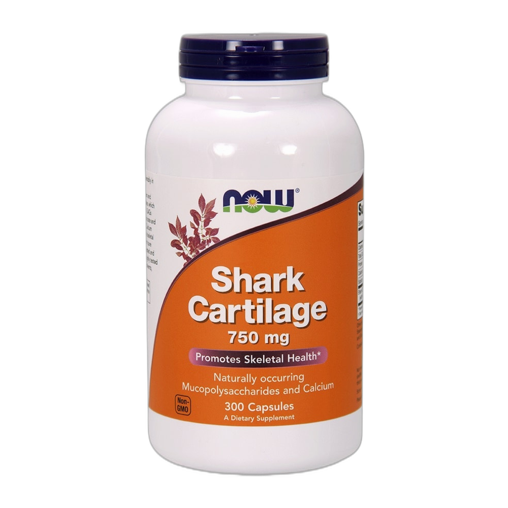 NOW Foods Shark Cartilage, 750mg - 300 caps