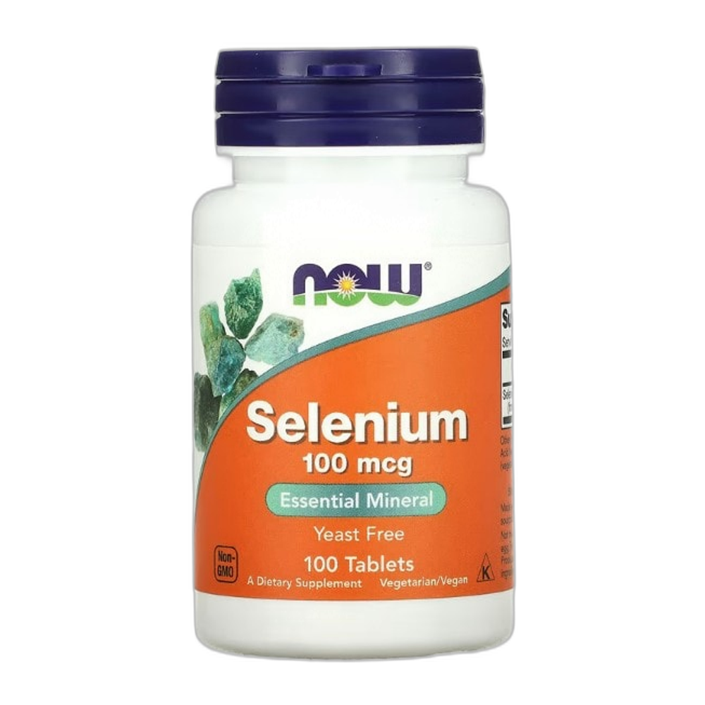 NOW Foods Selenium, 100mcg - 100 tabs