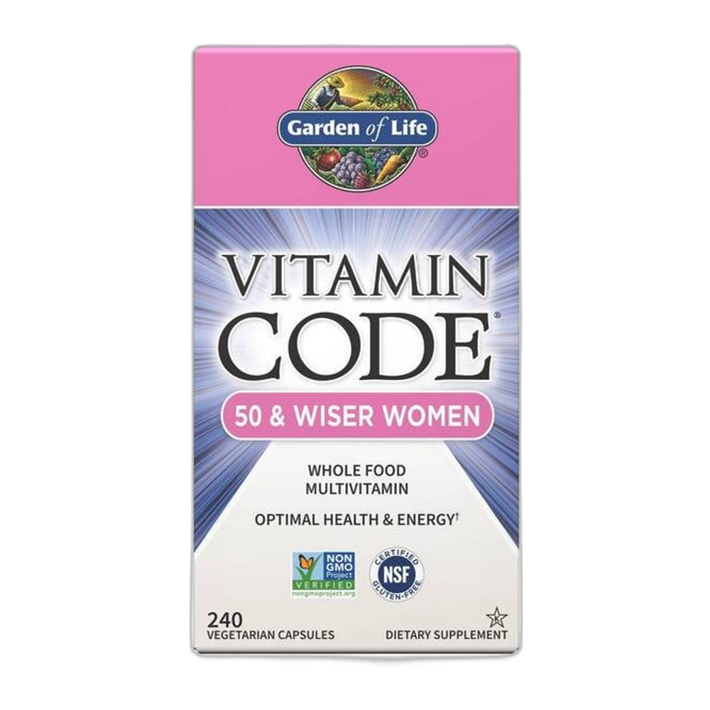 Garden of Life Vitamin Code 50 & Wiser Women - 240 vcaps