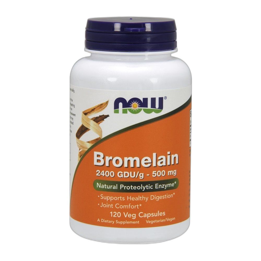 NOW Foods Bromelain, 500mg - 120 vcaps