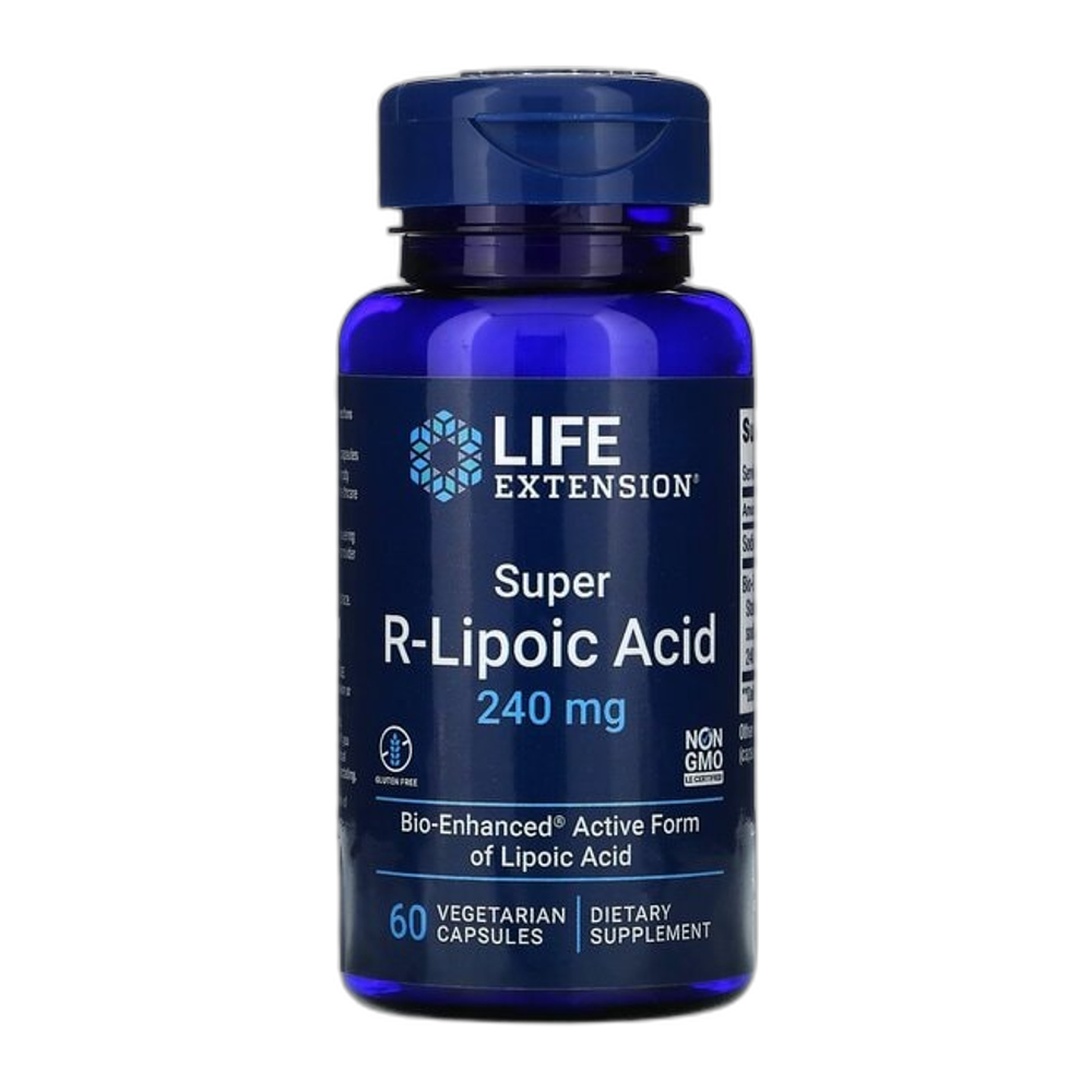 Life Extension Super R-Lipoic Acid, 240mg - 60 vcaps