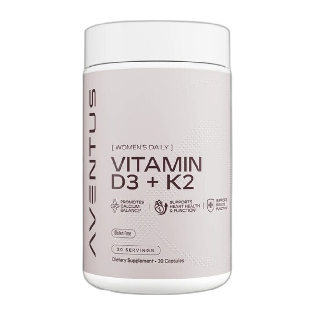 Aventus Supplements Vitamin D3 + K2 - 30 caps