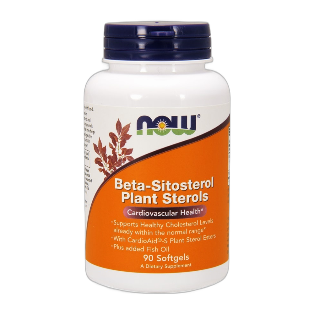 NOW Foods Beta-Sitosterol Plant Sterols - 90 softgels