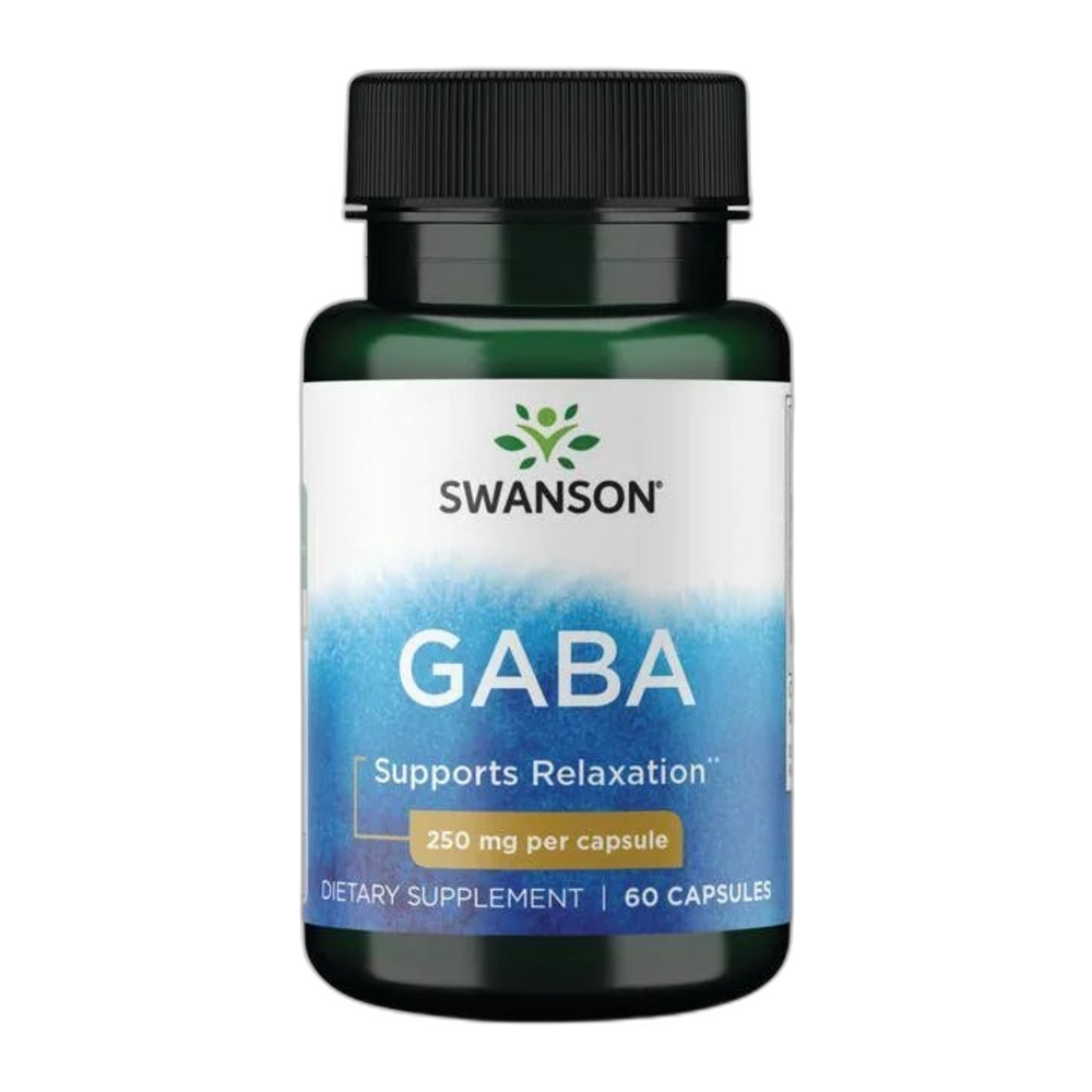 Swanson GABA, 250mg - 60 caps