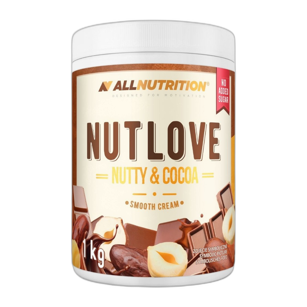 Allnutrition Nutlove, Nutty & Cocoa Smooth Cream - 1000g