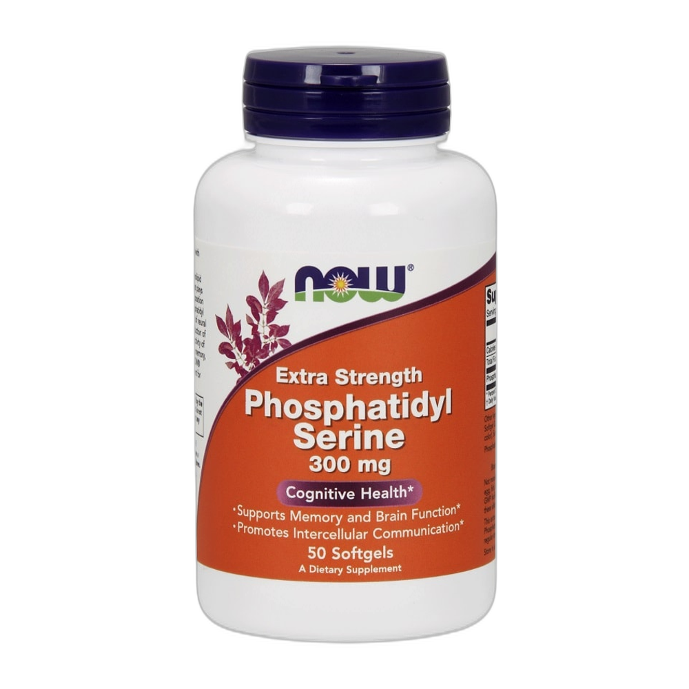 NOW Foods Phosphatidyl Serine, 300mg Extra Strength - 50 softgels
