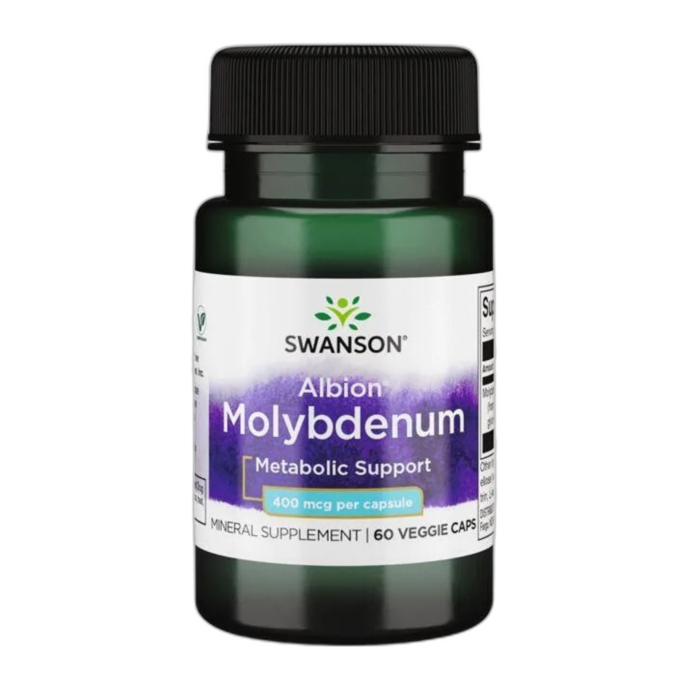 Swanson Albion Molybdenum, 400mcg - 60 vcaps