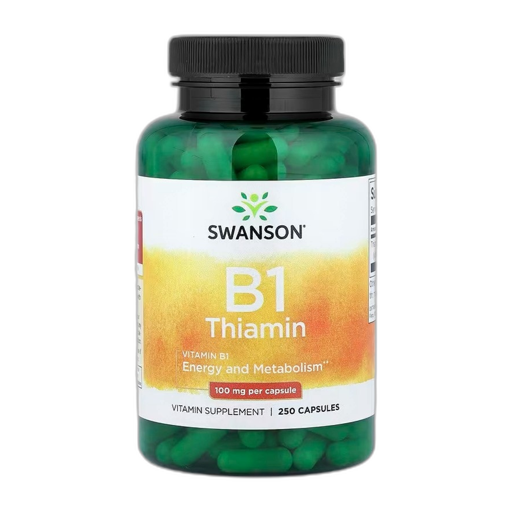 Swanson Vitamin B-1 (Thiamin), 100mg - 250 caps