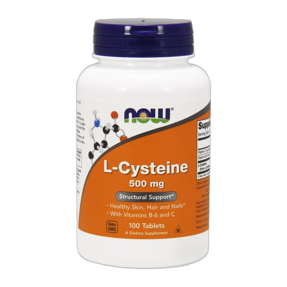 NOW Foods L-Cysteine, 500mg - 100 tablets