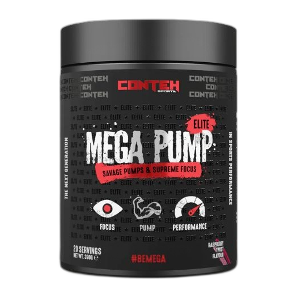 Conteh Sports Mega Pump Elite, Raspberry Twist - 390g