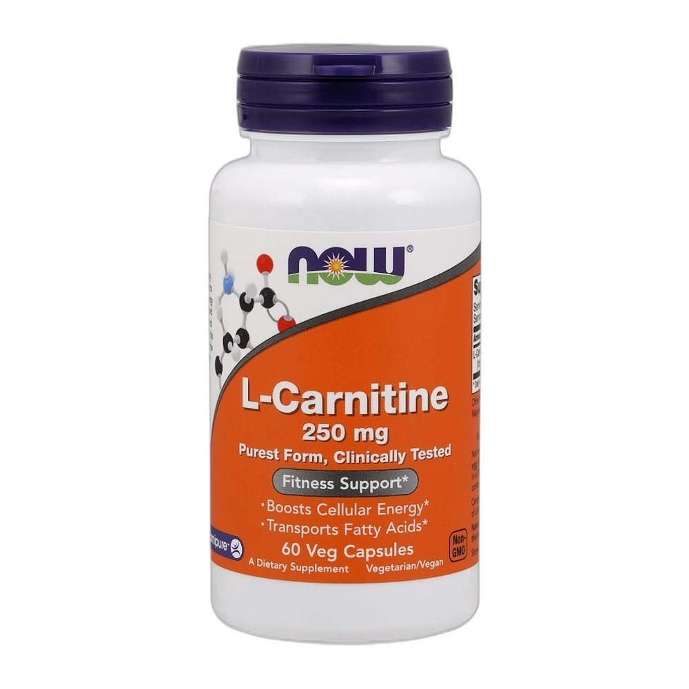 NOW Foods L-Carnitine, 250mg - 60 vcaps