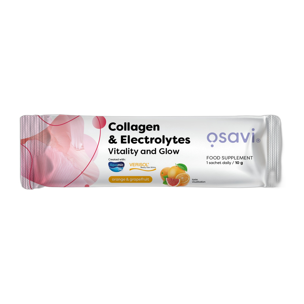 Osavi Collagen Electrolytes Vitality and Glow, Orange & Grapefruit - 10g (1 serving)