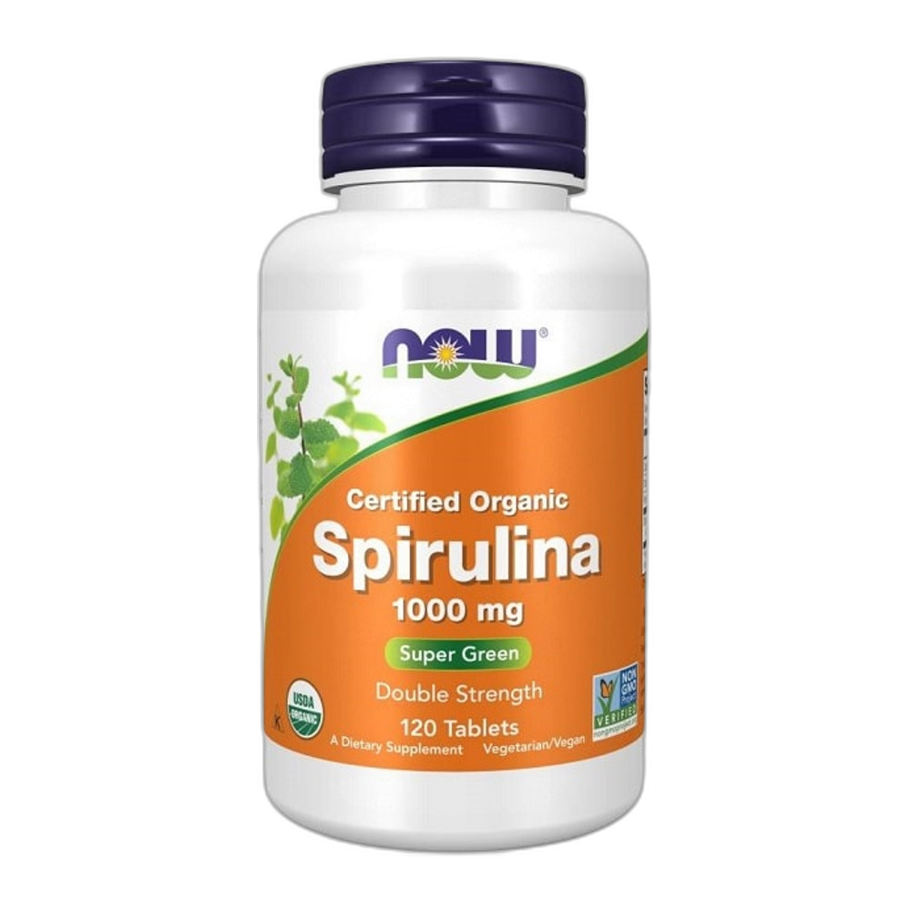 NOW Foods Spirulina, 1000mg - 120 tabs