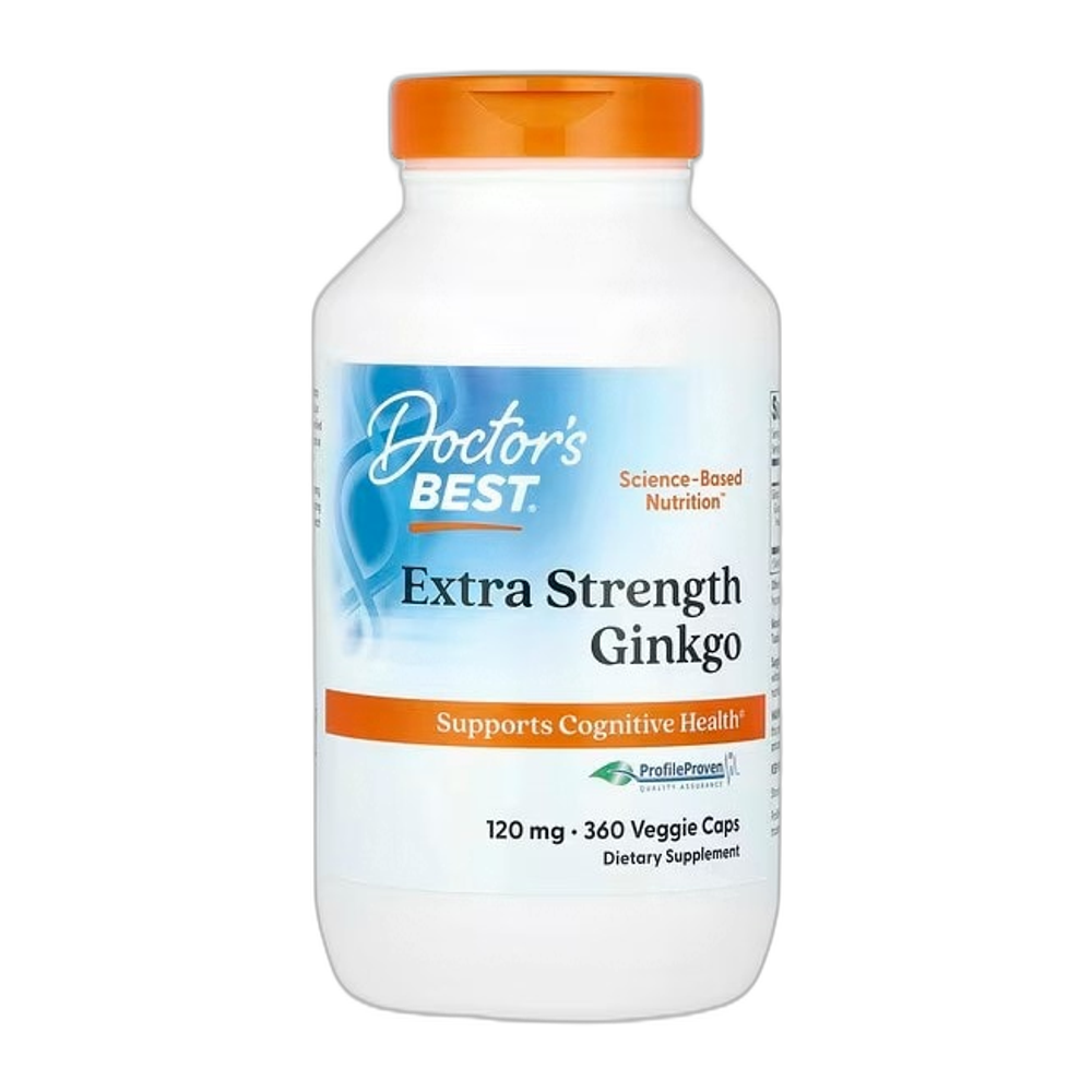 Doctor's Best Extra Strength Ginkgo, 120mg - 360 vcaps