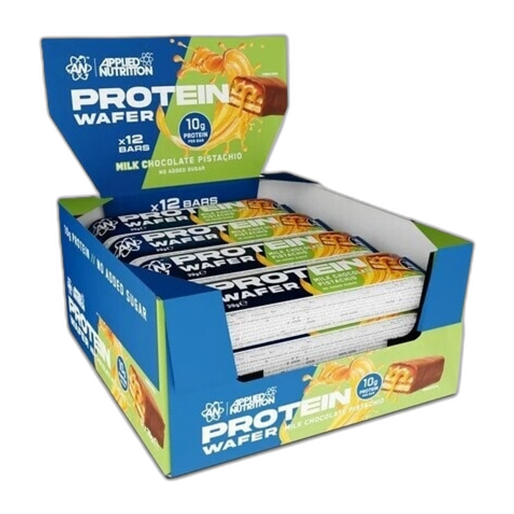 Applied Nutrition Protein Wafer, Milk Chocolate Pistachio - 12 x 39g