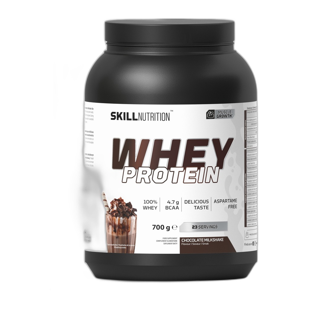 Skill Nutrition Whey Protein Powder, Chocolate Milkshake - 700g