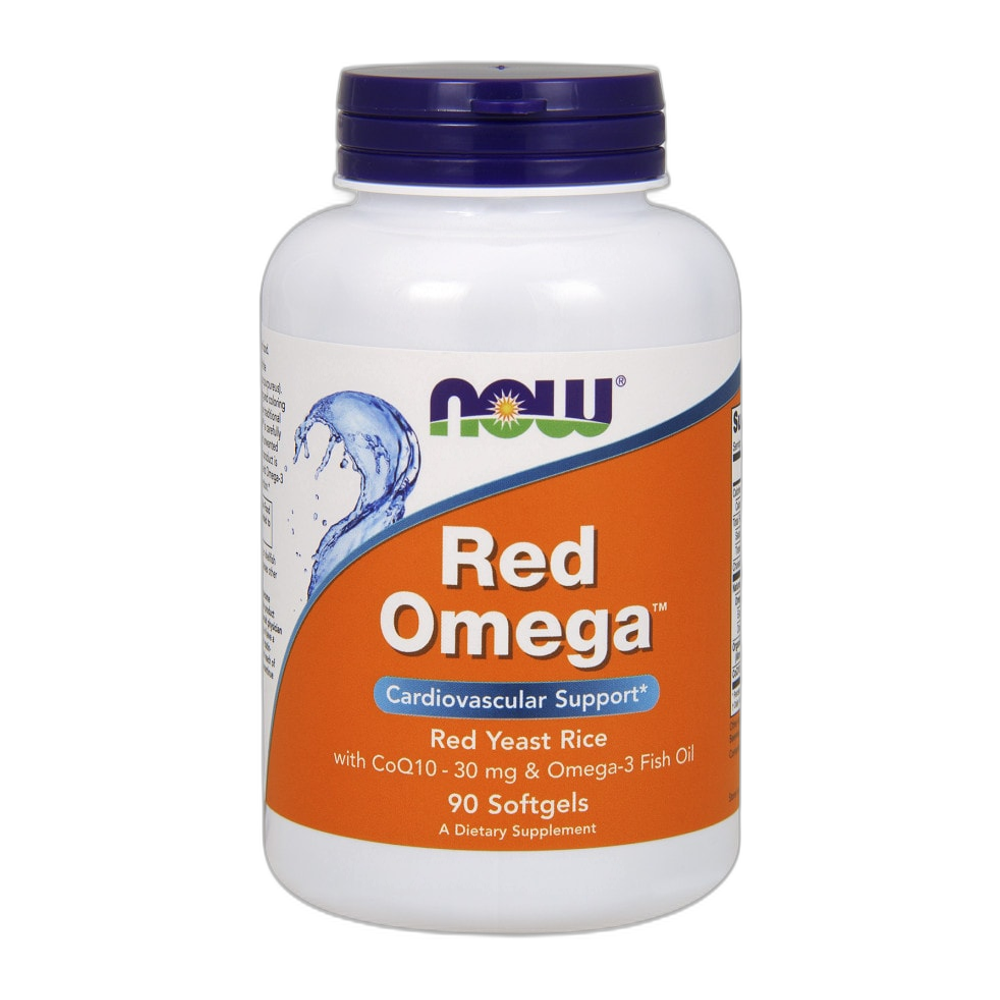 NOW Foods Red Omega (Red Yeast Rice) - 90 softgels