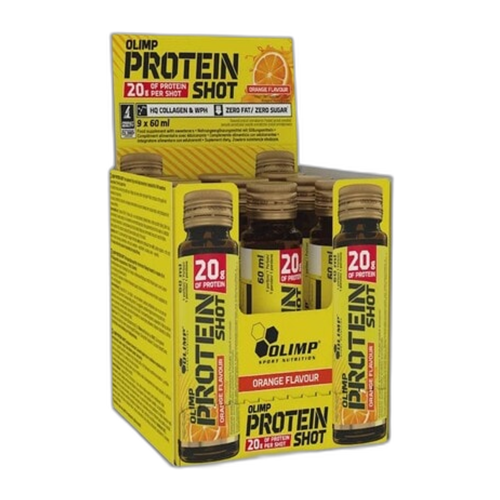 Olimp Nutrition Protein Shot, Orange - 9 x 60 ml.