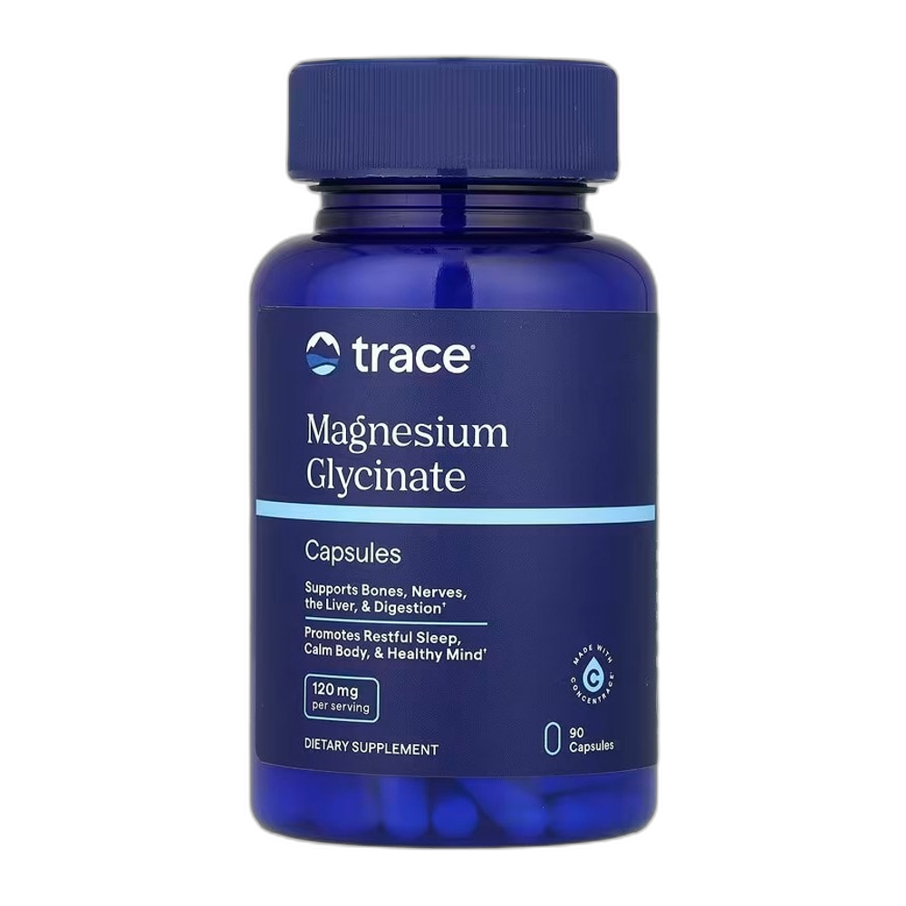 Trace Minerals Magnesium Glycinate, 120 mg - 90 caps