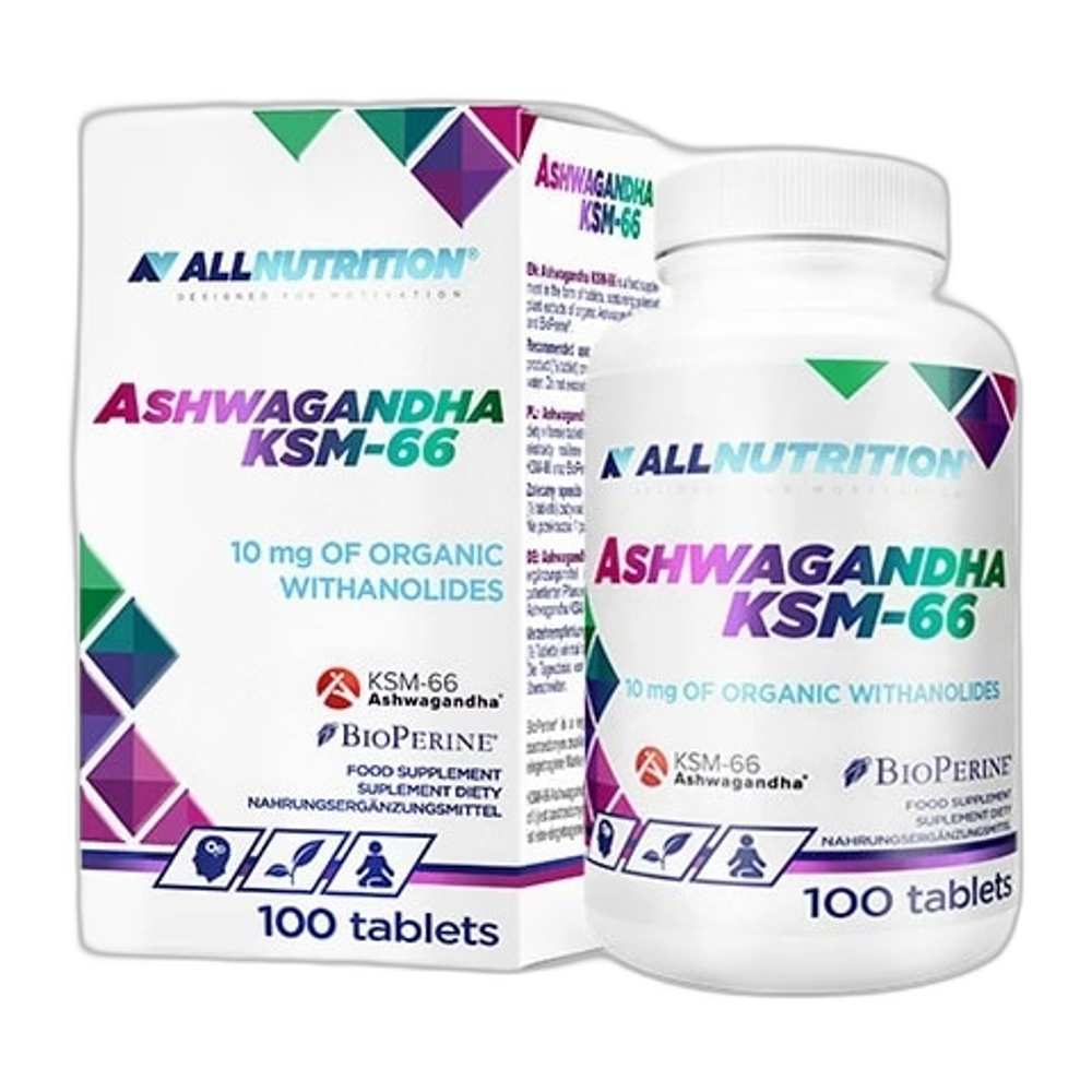 Allnutrition Ashwagandha KSM-66 - 100 tablets