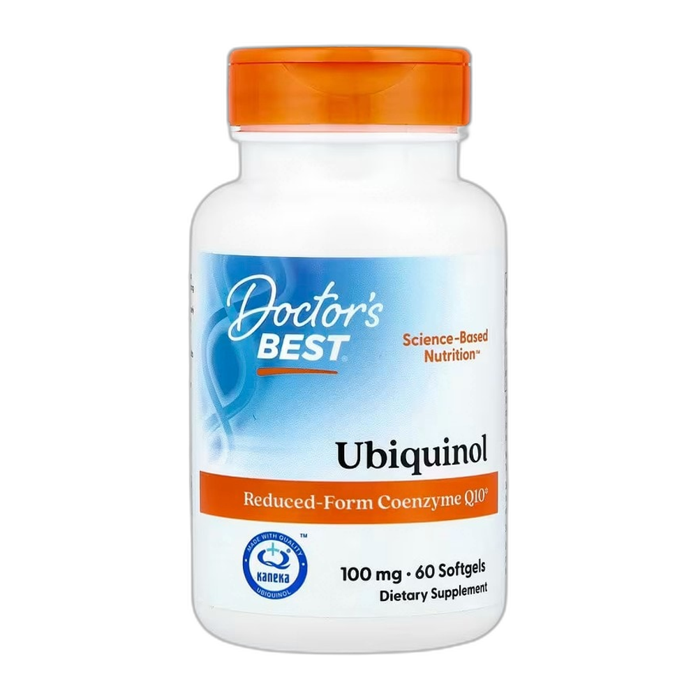 Doctor's Best Ubiquinol with Kaneka, 100mg - 60 softgels
