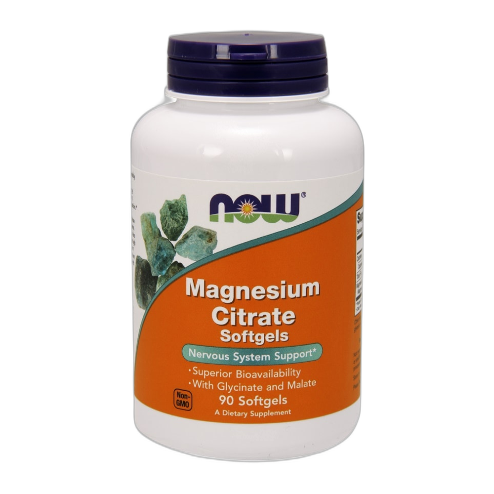 NOW Foods Magnesium Citrate Softgels - 90 softgels