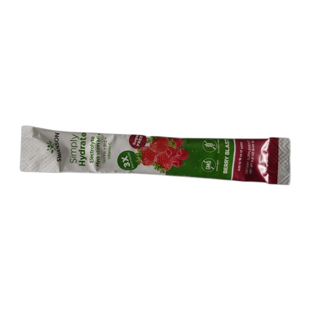 Swanson Simply Hydrate, Berry Blast - 6.04g (1 serving)