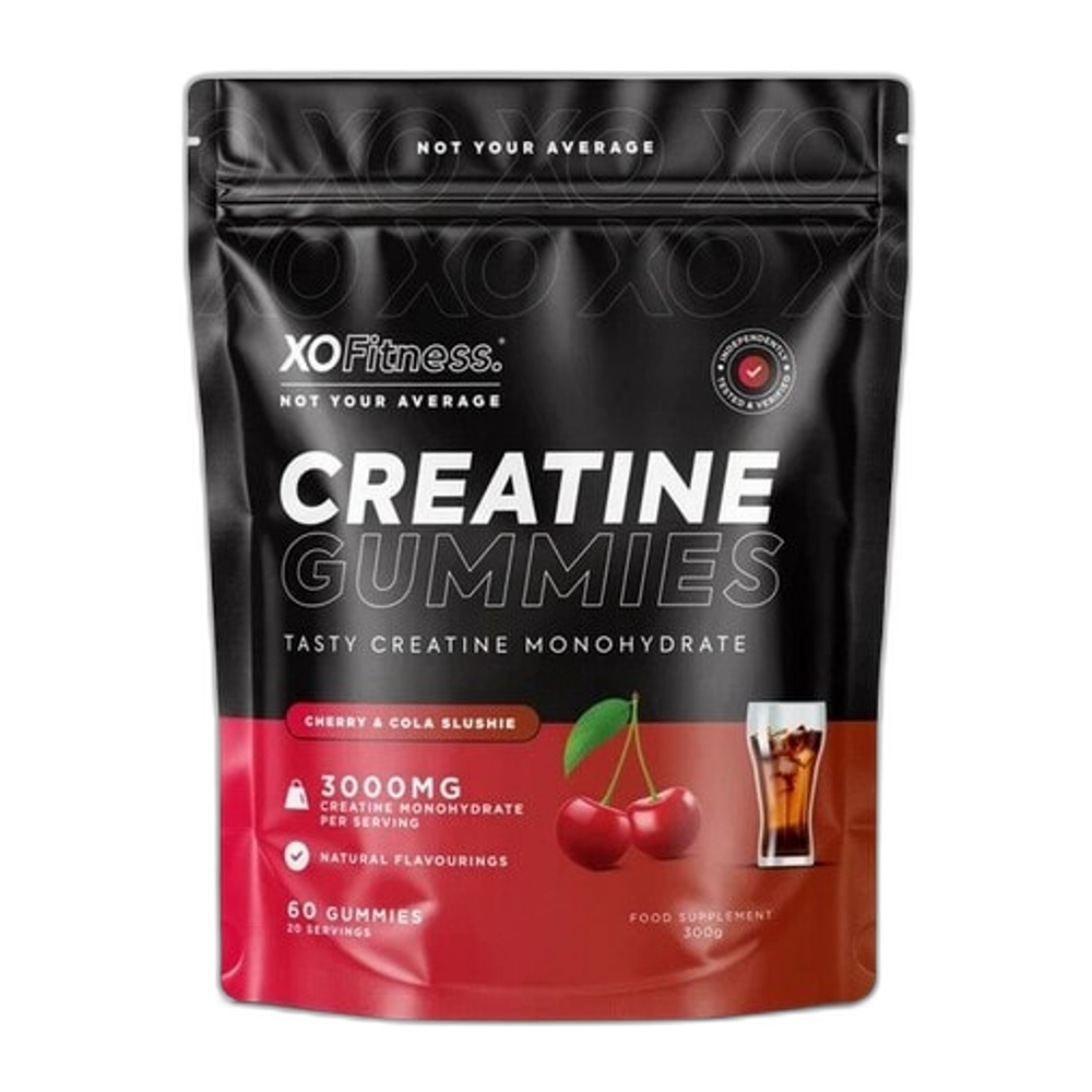 XO Fitness Creatine Gummies, Cherry & Cola Slushie - 60 gummies