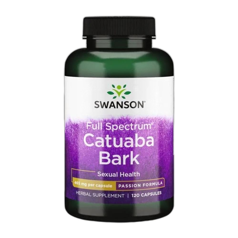 Swanson Full Spectrum Catuaba Bark, 465mg - 120 caps