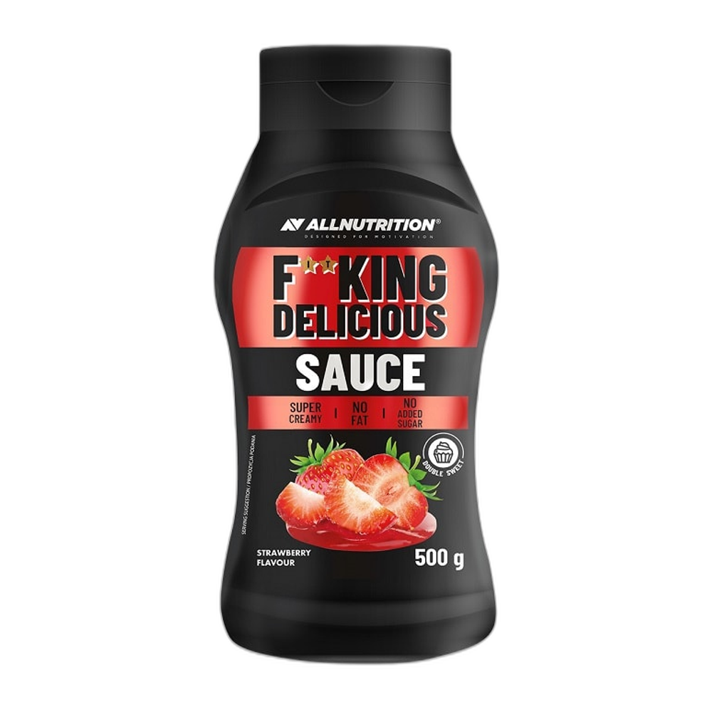 Allnutrition Fitking Delicious Sauce, Strawberry - 500g