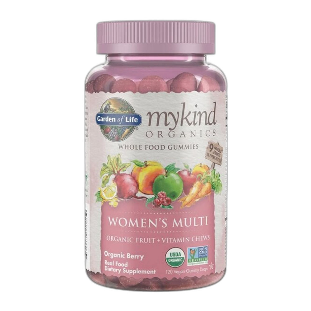 Garden of Life Mykind Women's Multi Gummies, Berry - 120 vegan gummy drops